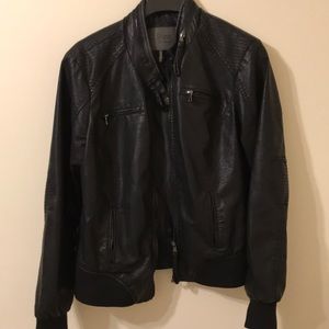 Faux leather Moto Jacket